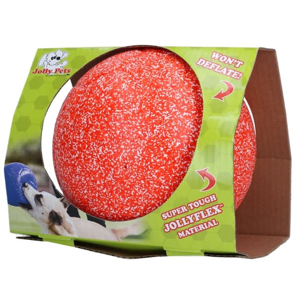 Jolly Soccer Ball 20cm Oranje/Vit