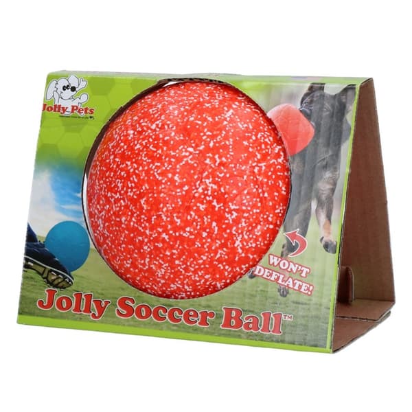 Jolly Soccer Ball 15cm Oranje/Wit