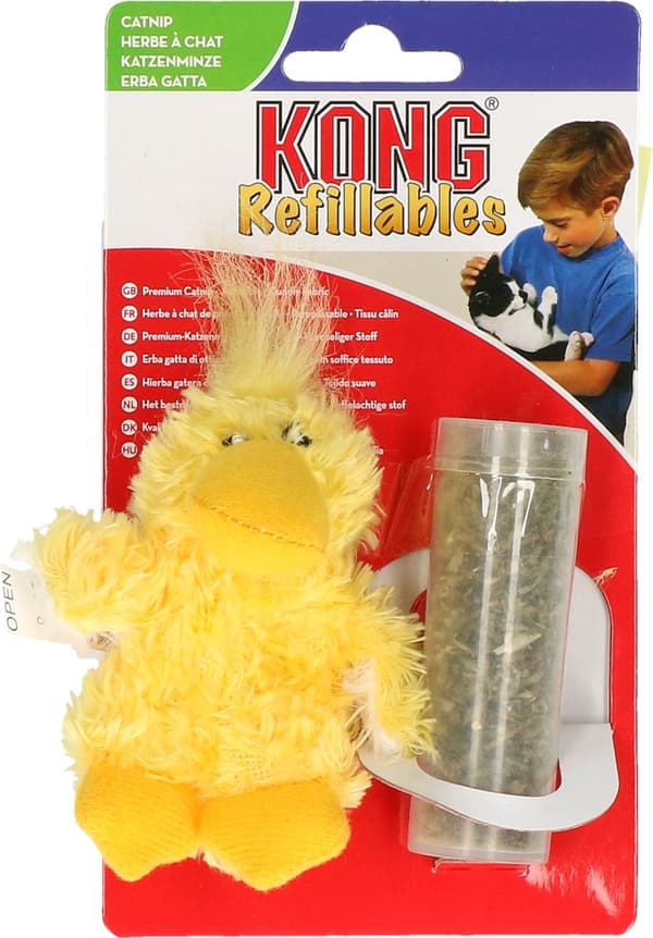 KONG Cat Refillable Catnip Duck