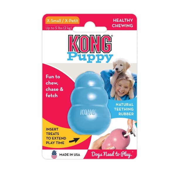 KONG Puppy M 8,6 cm Sininen tai ruusu