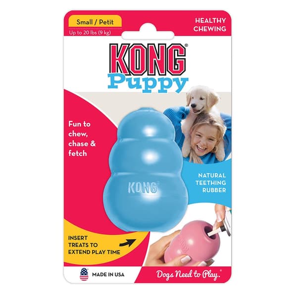 KONG Puppy M 8,6 cm Sininen tai ruusu