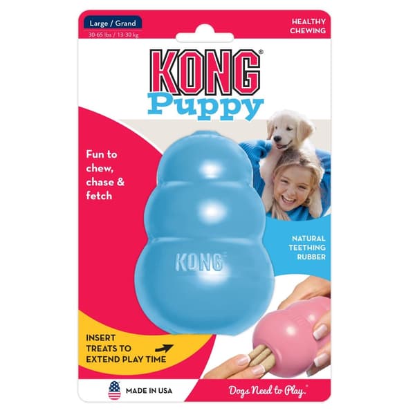 KONG Puppy M 8,6 cm Sininen tai ruusu