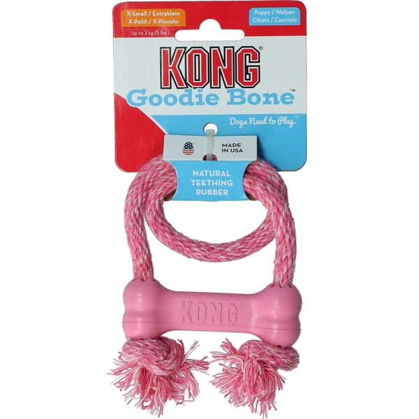 KONG Puppy Goodie Bone köydellä XS EU
