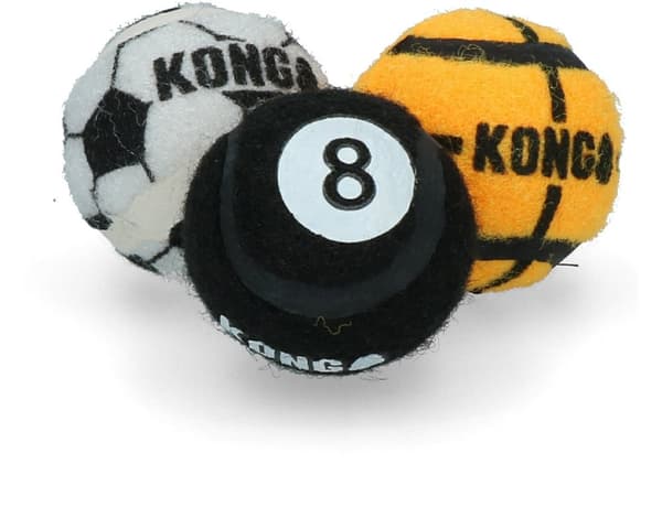 KONG Sport Balls Medium (3pk) (assorterte stiler)