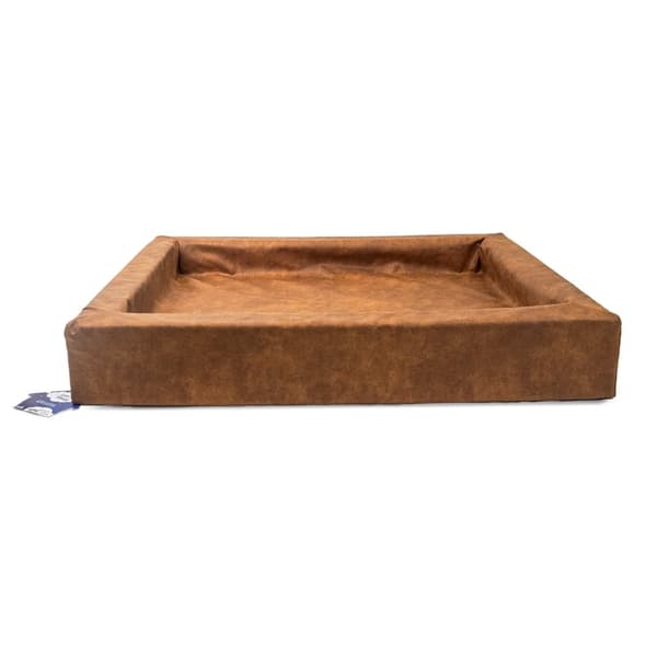 Nukutaan mukavasti Cushion Dog Basket L -konjakki