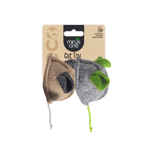 Minus en filtkattleksak 2-pack mus