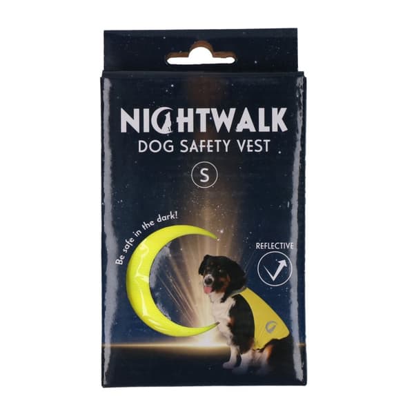 Nightwalk Dog Safety Vest Gul Lille