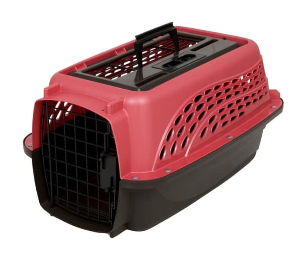 Petmate 2-dørs topplast Kennel XS Rosa