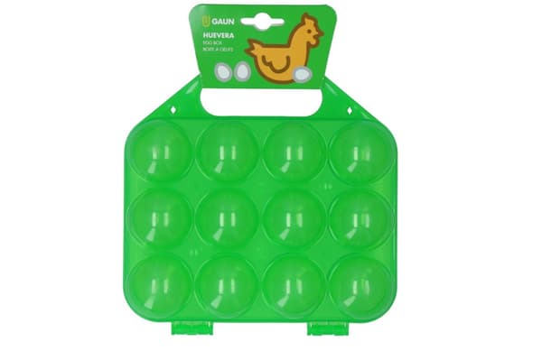Fjærfe eggebrett Lime 12 stk.