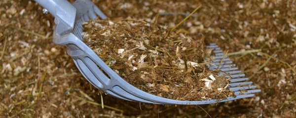 Barbergaffel plast svart uten håndtak
