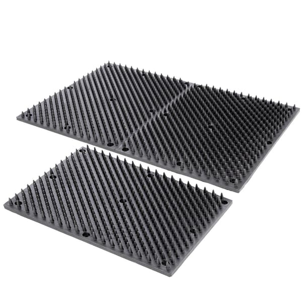 Skrapematte for hest, kalv, geit svart (L40xB30cm)