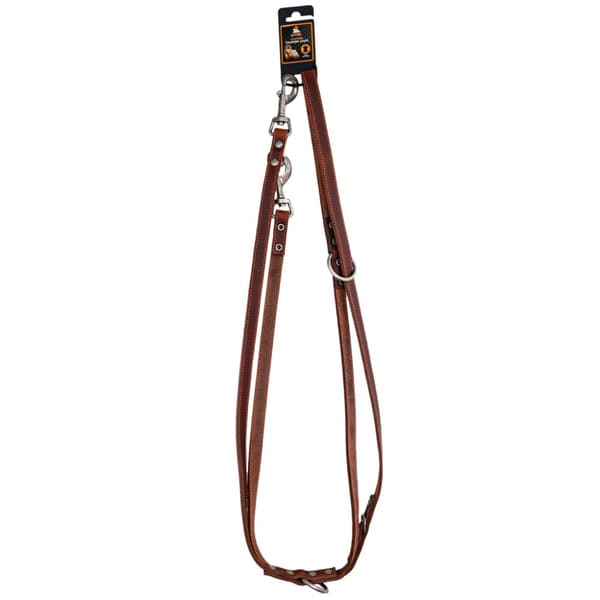 Täplikäs! Pro Leather Training Leash Ruskea 2x250cm