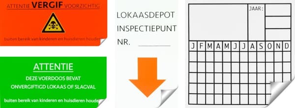 Klistermærke "Datum"