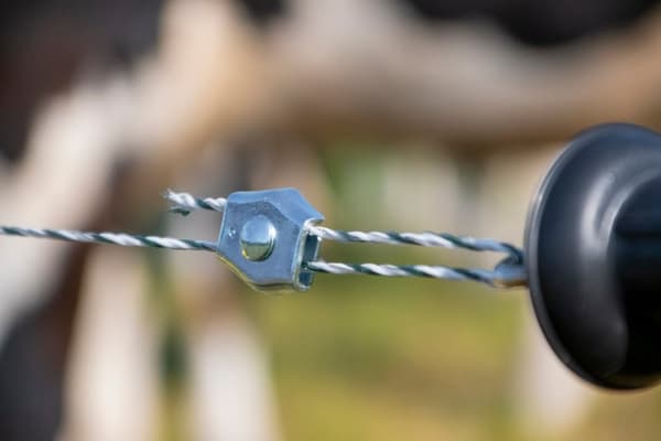 ZoneGuard 3 mm Plus stängseltråd vit och grön 400 m