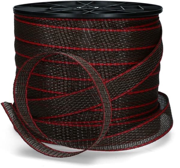 ZoneGuard 40 mm Plus hegnstape brun 200 m
