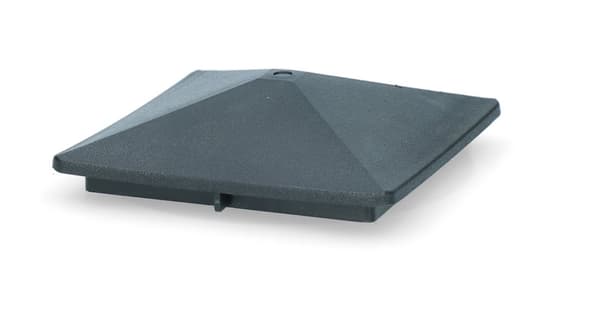 ZoneGuard Neliönmuotoinen tolppahattu 75 mm