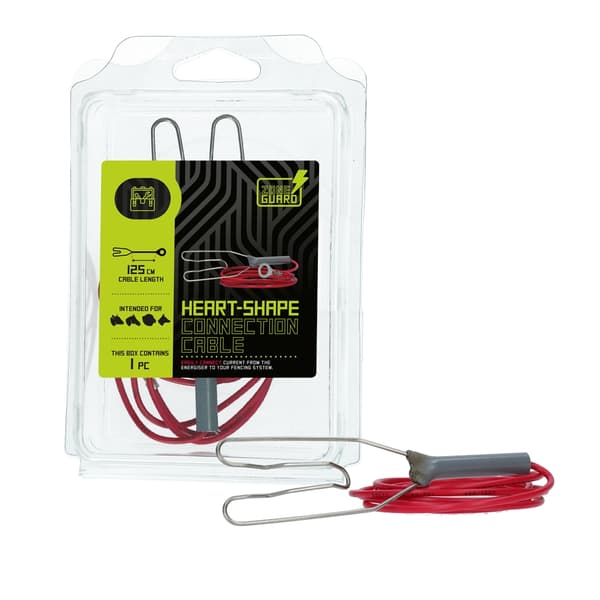 ZoneGuard Hjerteformet tilkoblingskabel 125 cm