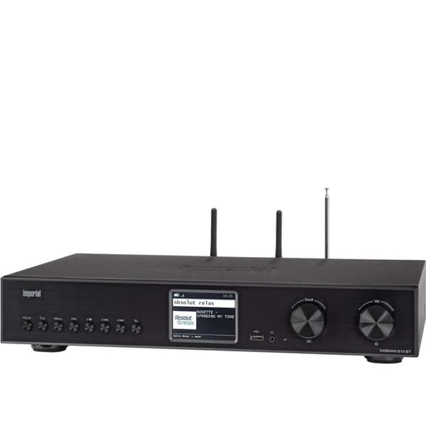 DABMAN i510 BT Multifunktionel Radio DAB+ / FM / Internet / Bluetooth Sort