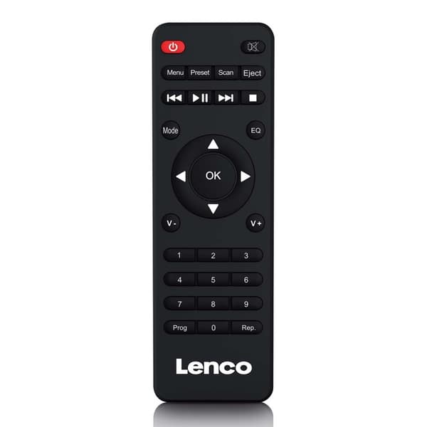 DAB+ FM-radio CD-MP3-soittimella Bluetooth Black