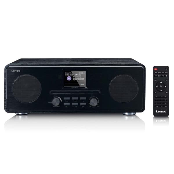 DAB+ FM-radio CD-MP3-soittimella Bluetooth Black