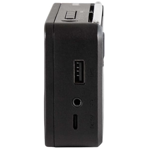 DABMAN 17 bærbar DAB+/FM radio med Bluetooth Sort