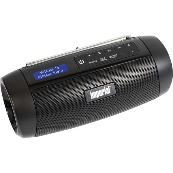 DABMAN GO DAB+ / FM Compact Radio Svart