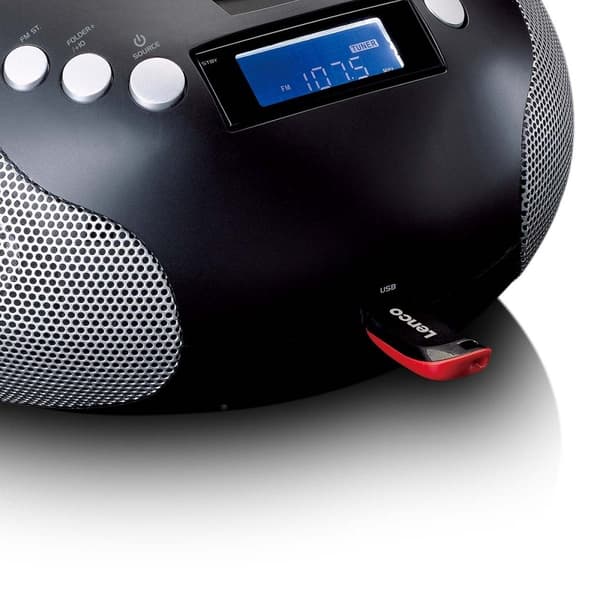 Kannettava radio CD/MP3 USB ja Bluetooth Black