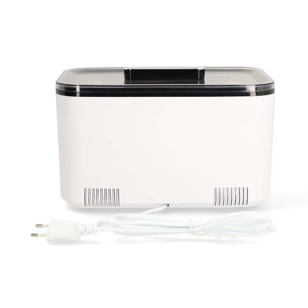 Ultraljudsrengöring för smycken | Nätdriven | 220 - 240 V AC 50/60 Hz | Euro / Typ-C (CEE 7/16) | Vit | Plast