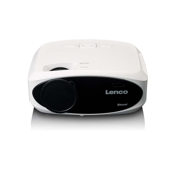 Full HD 1080P LCD-projektor med Bluetooth White