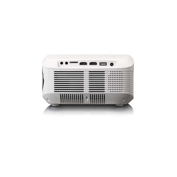Full HD 1080P LCD-projektor med Bluetooth White