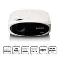 Miniatyrbilde 1 av 9: Full HD 1080P LCD-projektor med Bluetooth White