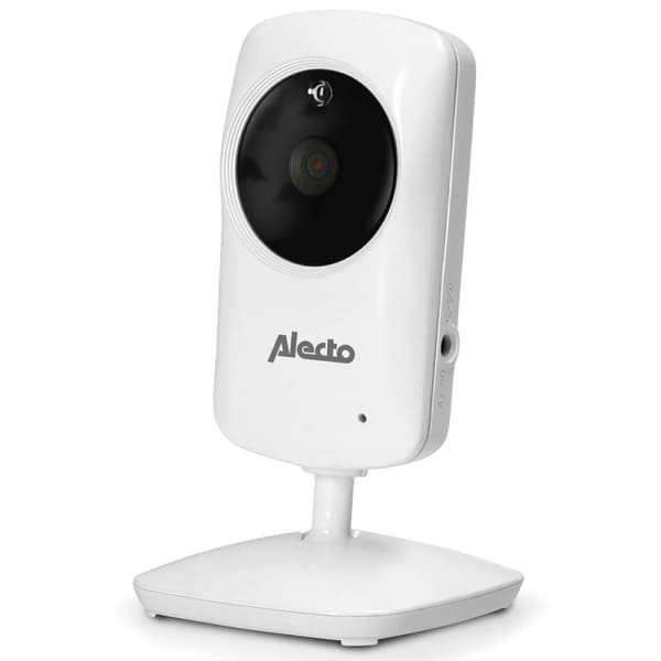 Babymonitor med kamera och 2,4" vit färgskärm