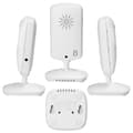 Miniatyrbild 4 av 8: Babymonitor med kamera och 2,4" vit färgskärm