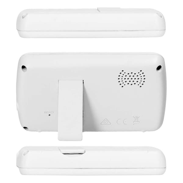 Babymonitor med kamera och 2,4" vit färgskärm