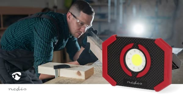 Oppladbart COB LED arbeidslys