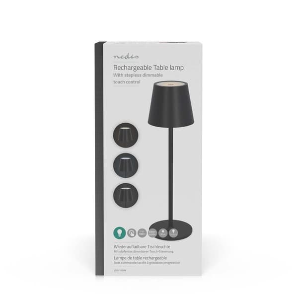 LED bordlampe | LED | 1,8 W | 150 lm | 3000 - 6000 K | Sort