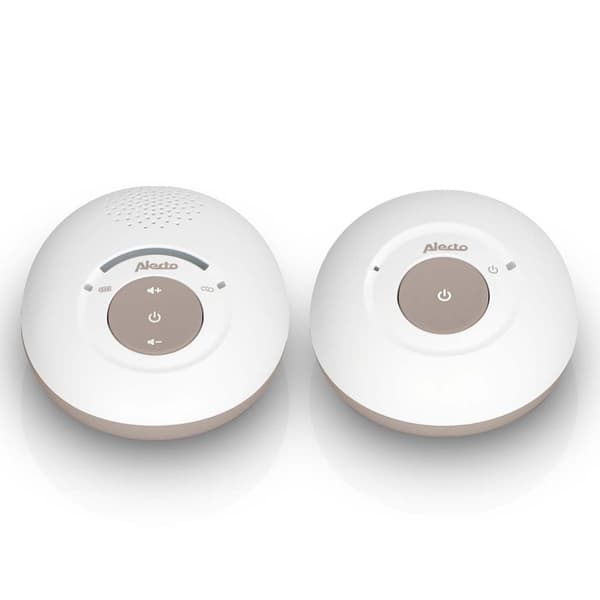 Babyfoon Full Eco DECT, vit/taupe