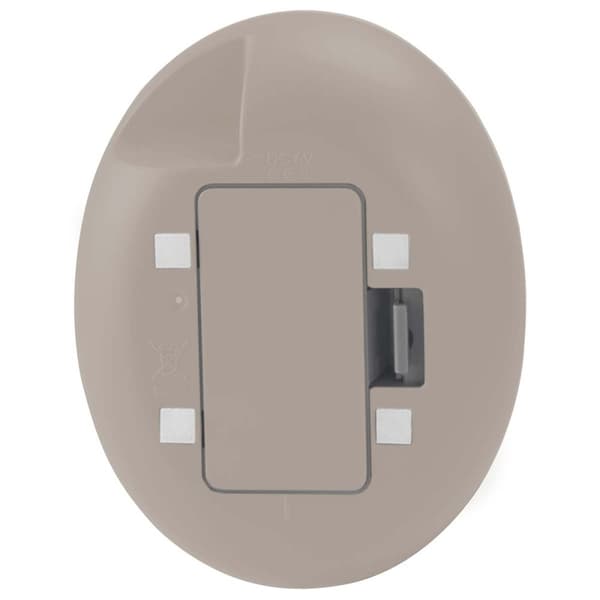 Babyfoon Full Eco DECT, vit/taupe