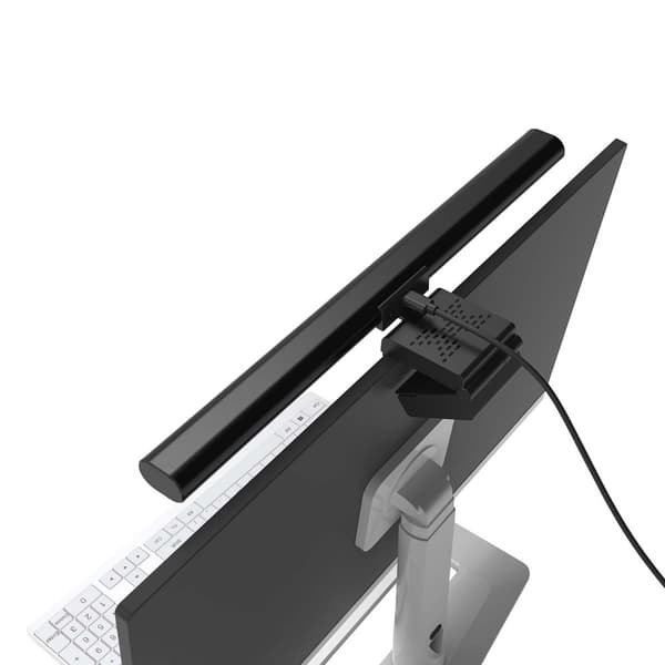 Monitor lysbjælke | 40 cm | Dæmpbar | LED | Berøringskontrol | ABS/aluminium
