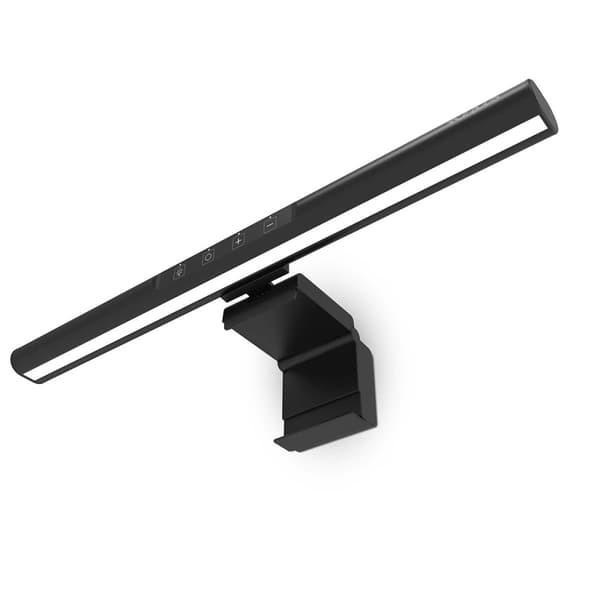 Skjermlysbjelke | 40 cm | Dimbar | LED | Berøringskontroll | ABS / aluminium