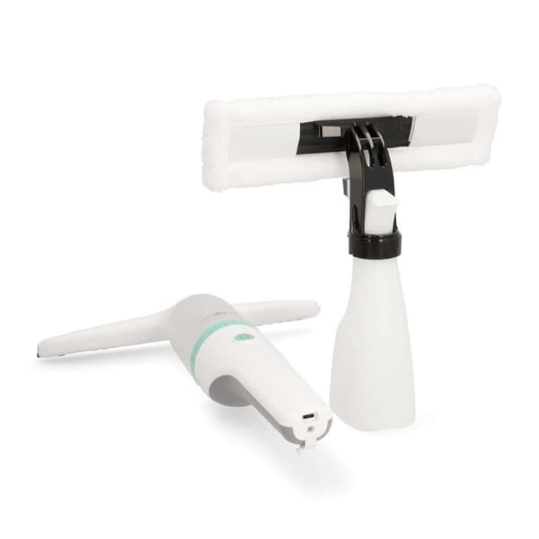 Fönsterdammsugare | 12 W | 1200 Pa | Kapacitet smutsvattentank: 60 ml | Avtagbar smutsvattentank | Grön/vit