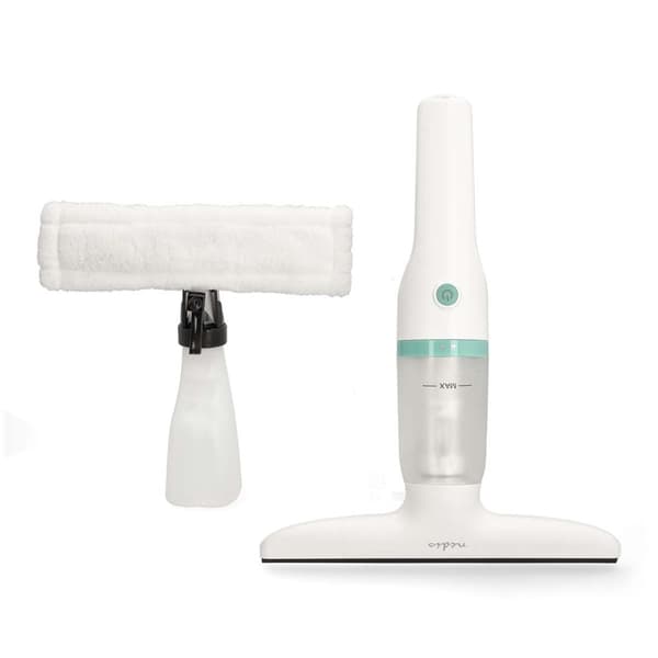 Fönsterdammsugare | 12 W | 1200 Pa | Kapacitet smutsvattentank: 60 ml | Avtagbar smutsvattentank | Grön/vit