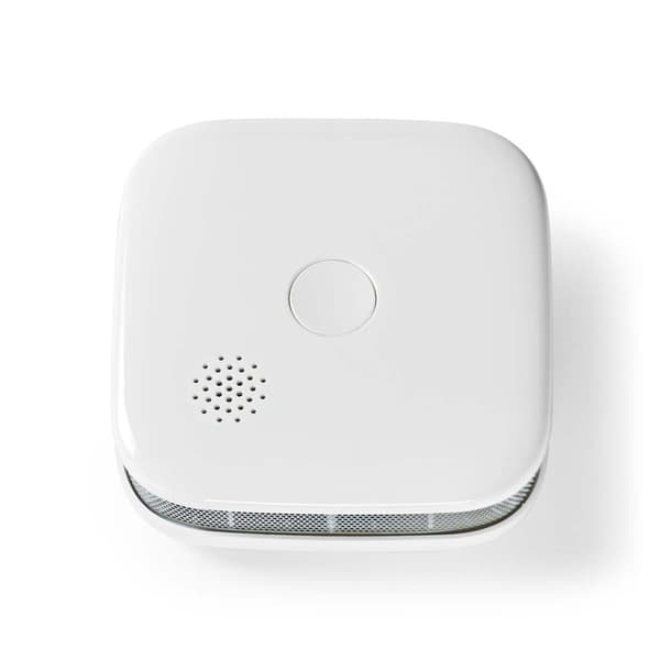 SmartLife røykvarsler | Wi-Fi | Batteridrevet | Sensorens livssyklus: 10 år | EN 14604 | Maks. batterilevetid: 24 måneder | 85 dB | Hvit | 1 stk
