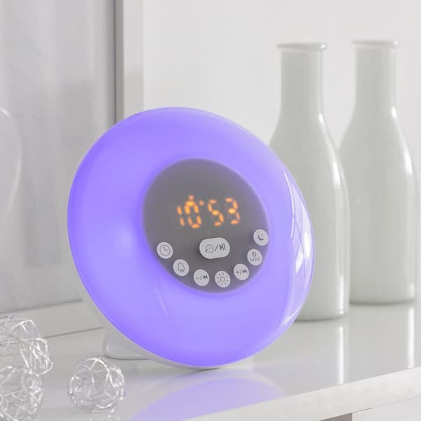 Uppladdningsbar Sunrise Alarm Clock med högtalare Sunrilk InnovaGoods