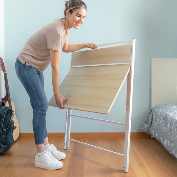 Foldeskrivebord med hylde Tablezy InnovaGoods