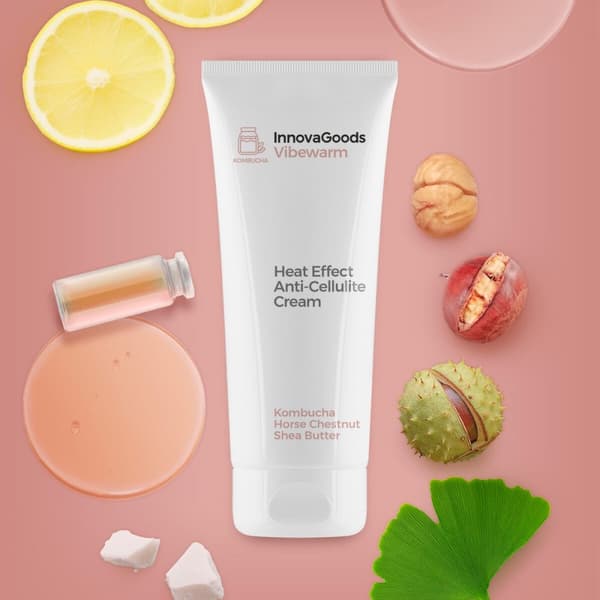 Heat Effect Anti-cellulite Cream Kombucha Vibewarm InnovaGoods 200 ml