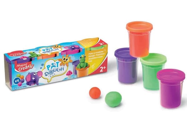 Creativ plastmasse 4x114g 4stk.