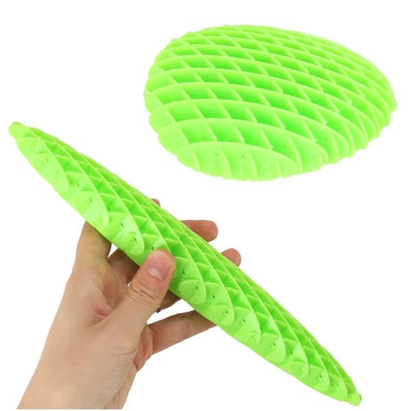 Fidge Worm sensorisk anti-stress stretching leksak grön