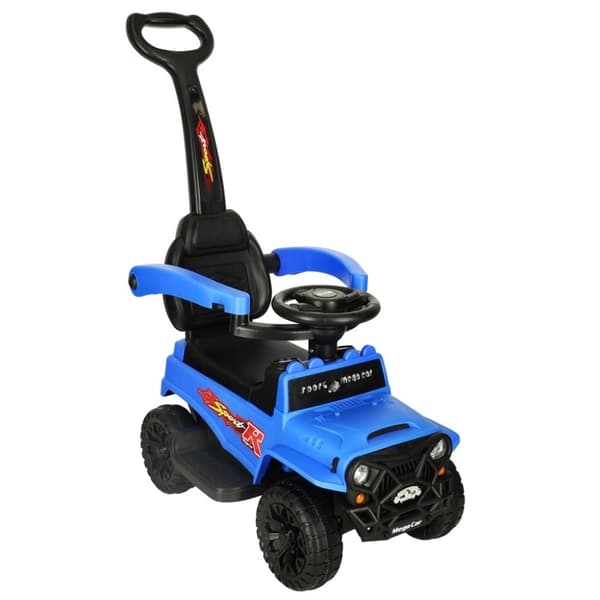 Push ride terrengbil med lyd og lys blått
