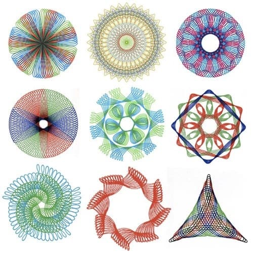 Tegnesett - spirograf Maaleo 24346